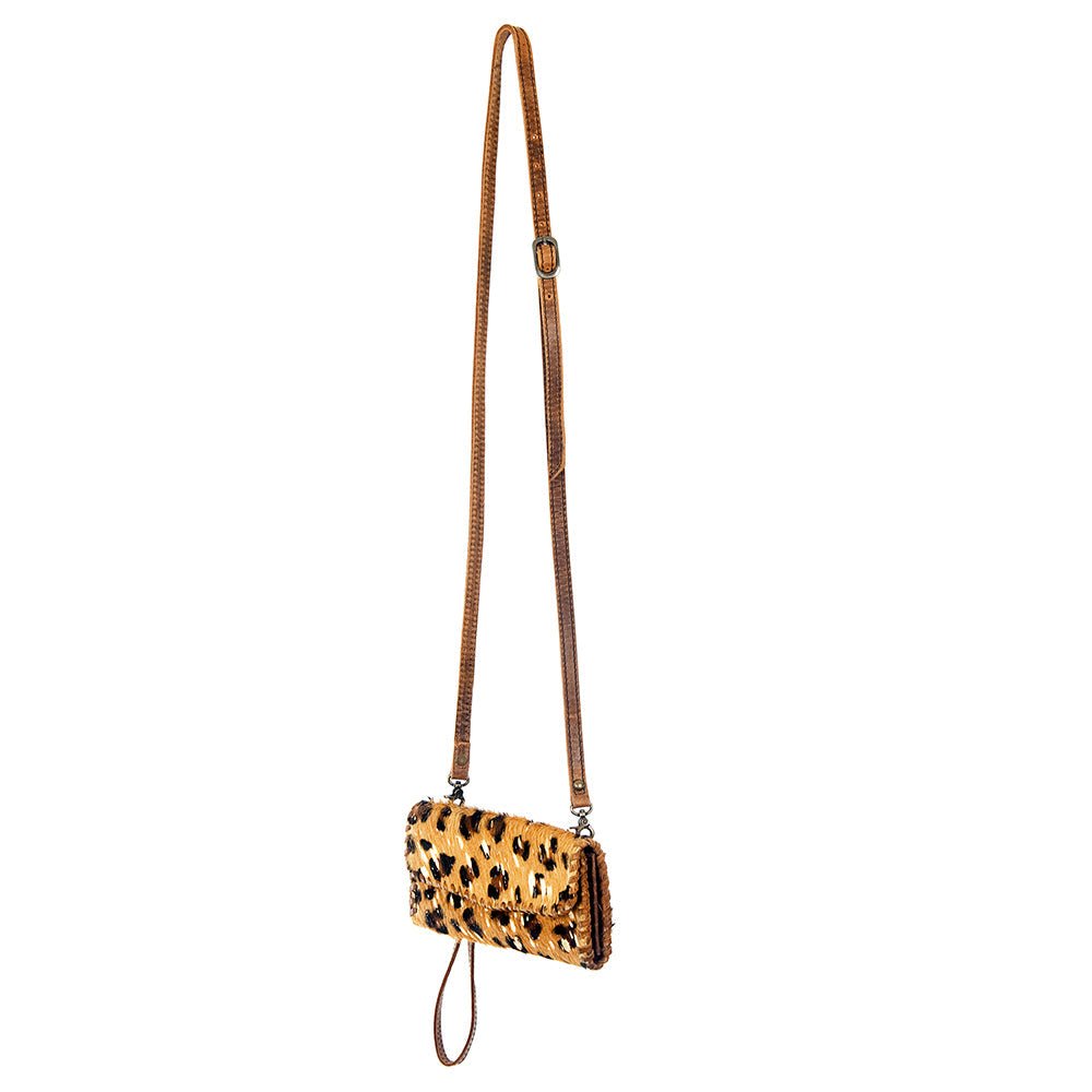 American Darling Hand-Tooled Genuine Leather Small Crossbody Bag