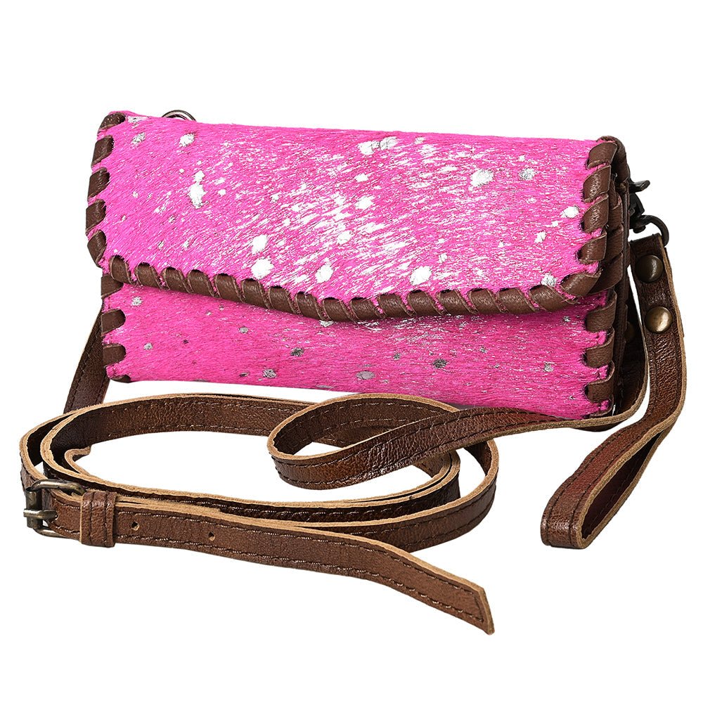 American Darling Hand-Tooled Genuine Leather Small Crossbody Bag