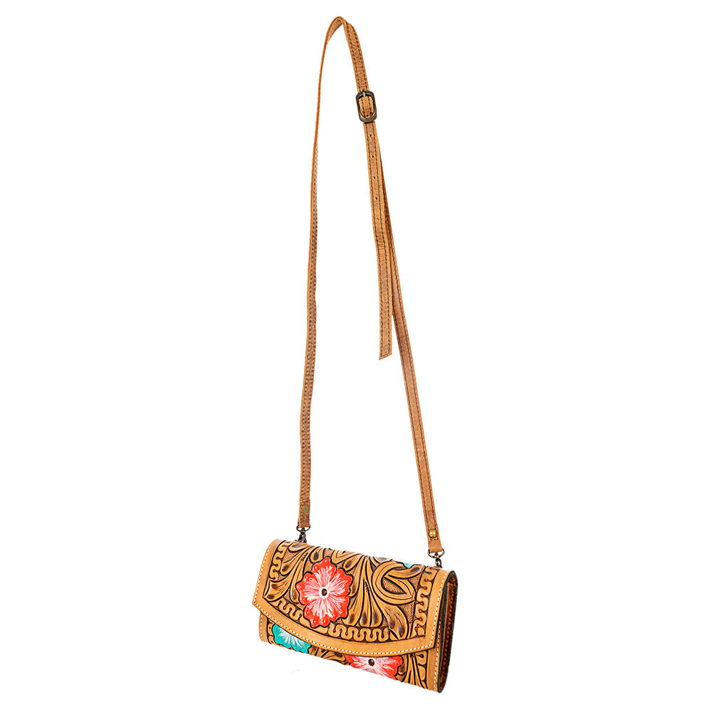 American Darling Organiser Hand Tooled Saddle Blanket Genuine Leather Western Women Bag Handbag Purse | Organiser Bag for Women | Cute Organiser Bag |Organiser Purse