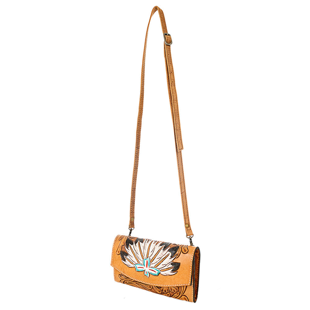 American Darling Organiser Hand Tooled Saddle Blanket Genuine Leather Western Women Bag Handbag Purse | Organiser Bag for Women | Cute Organiser Bag |Organiser Purse