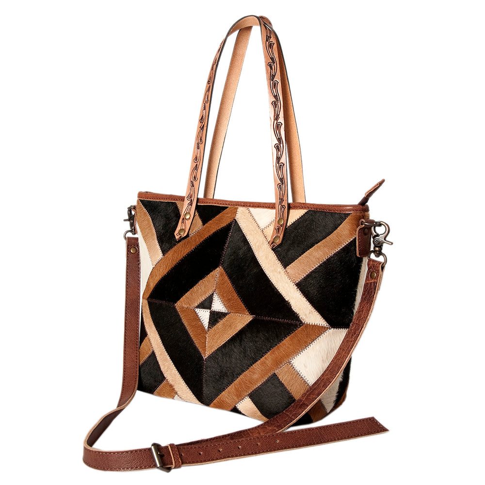 American Darling Hair-On Genuine Leather Tote