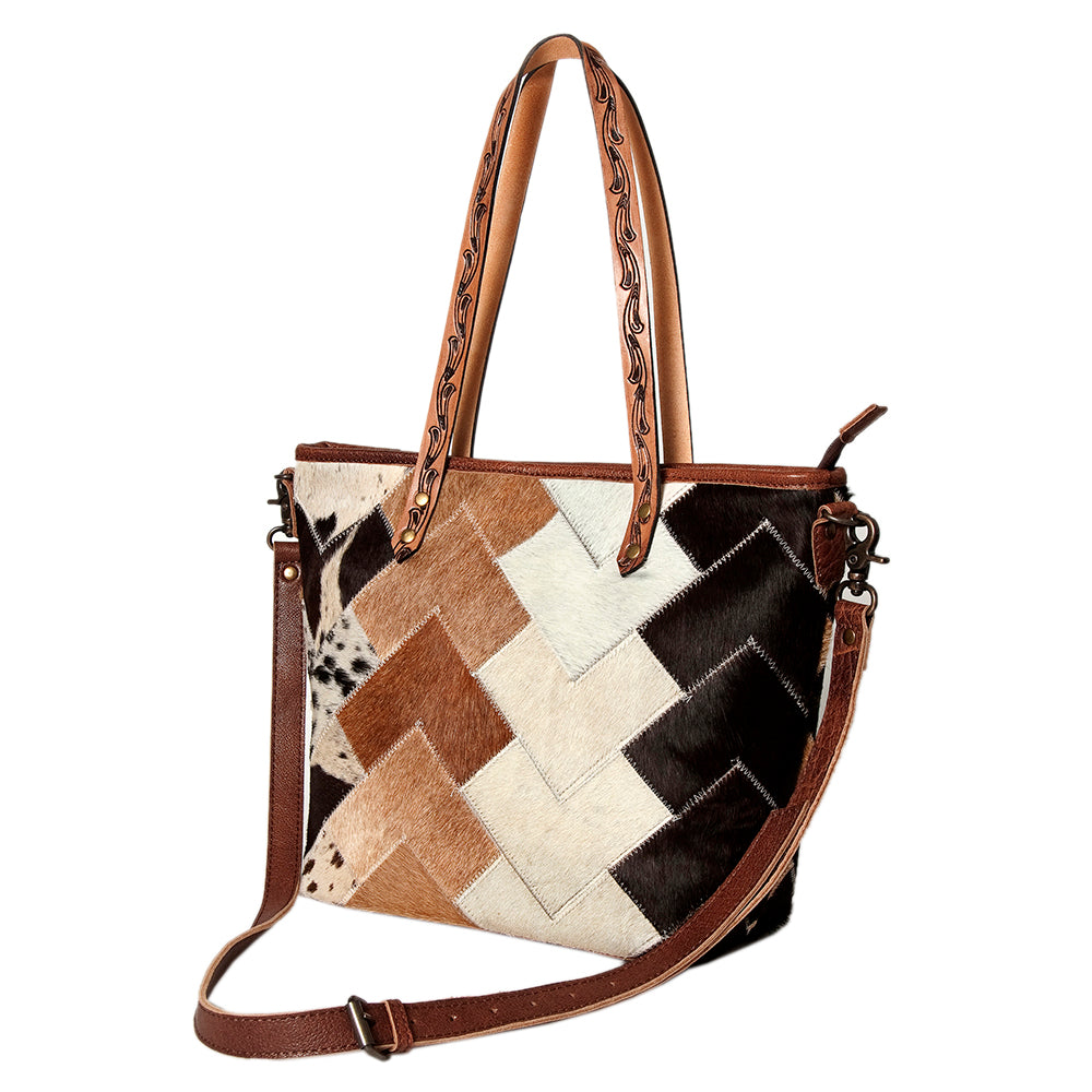 American Darling Hair-On Genuine Leather Tote