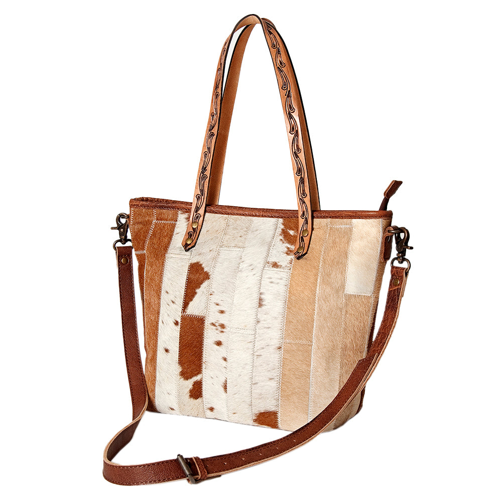 American Darling Hair-On Genuine Leather Tote
