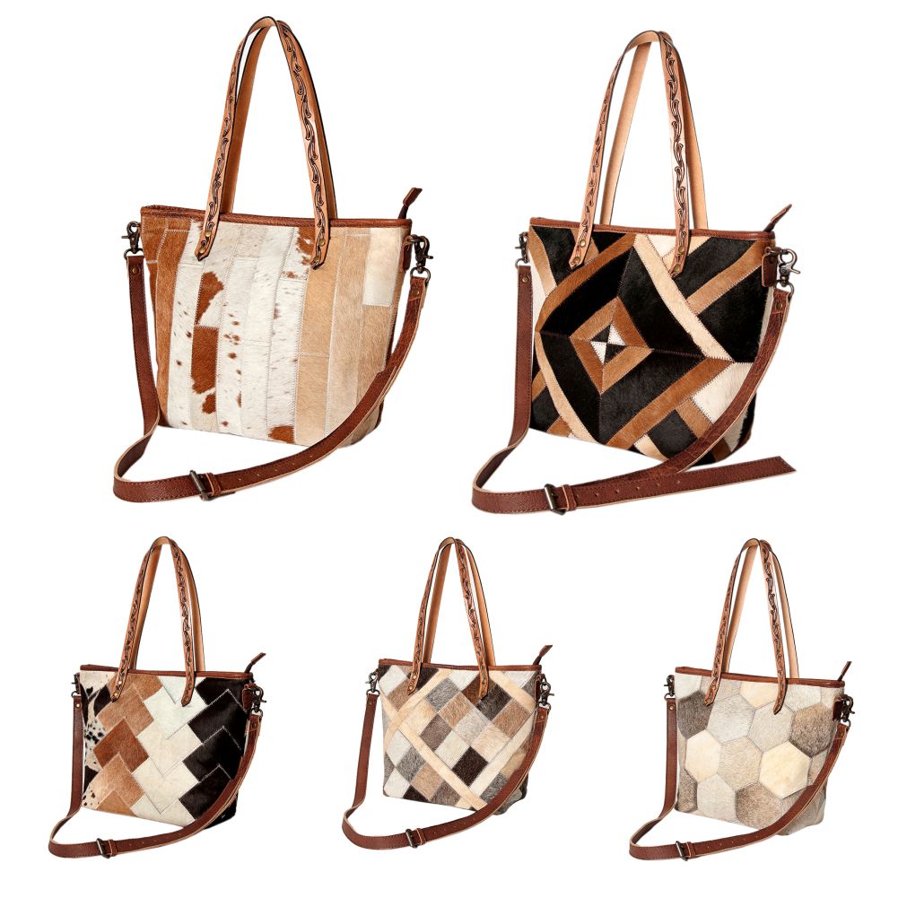 American Darling Hair-On Genuine Leather Tote
