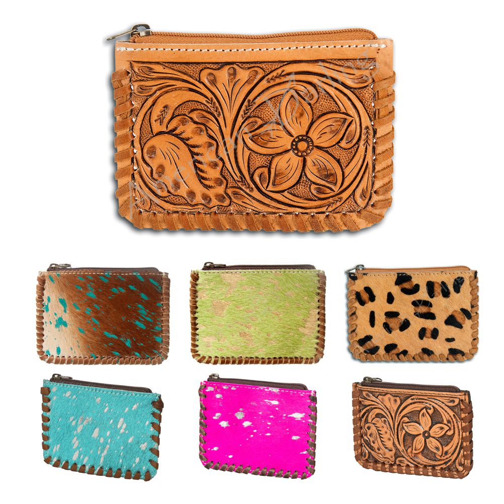 American Darling Coin Purse Hair-On Genuine Leather Western Women Bag Handbag Purse | Western Coin Purse | Travel Coin Purse | College Coin Purse | Casual Coin Purse |