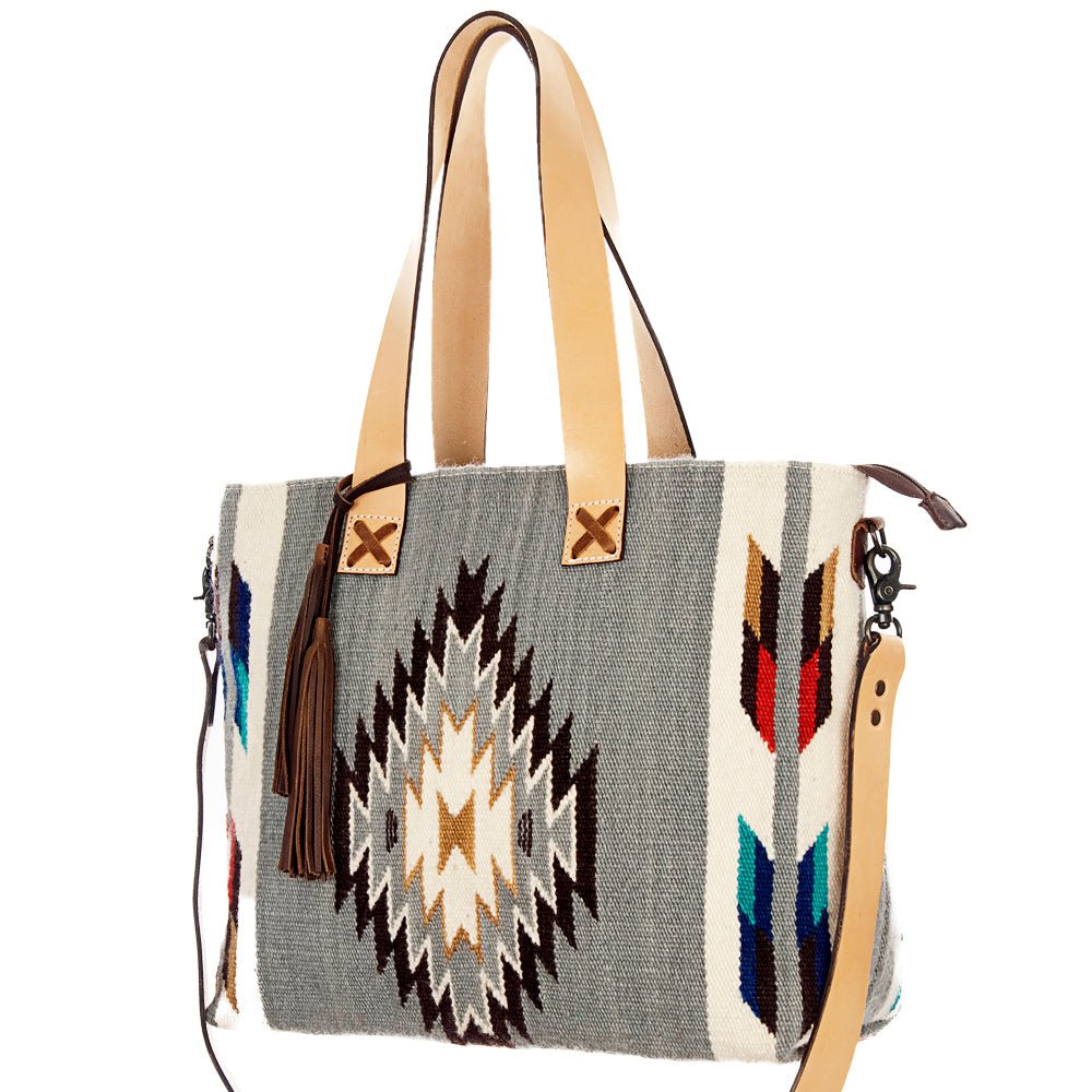 American Darling Saddle Blanket Genuine Leather Tote