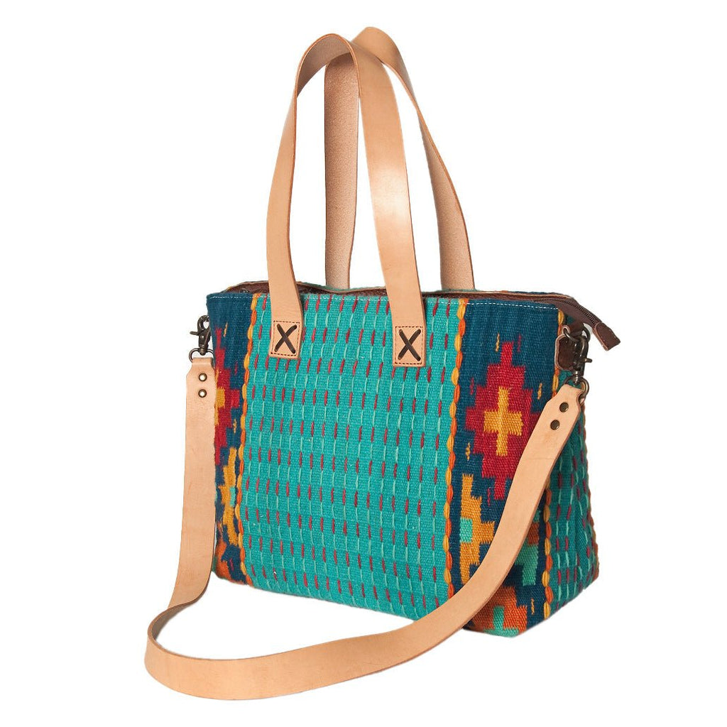 American Darling Tote Saddle Blanket Genuine Leather