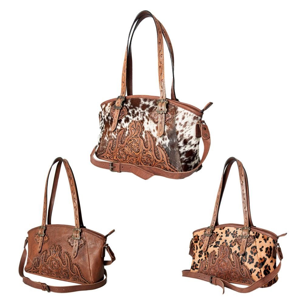 American Darling Hand Tooled Genuine Leather