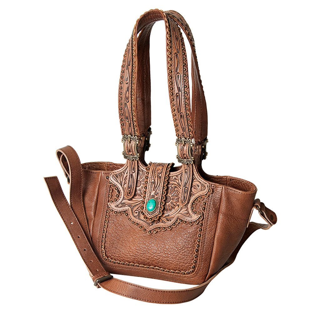American Darling Hand Tooled Genuine Leather