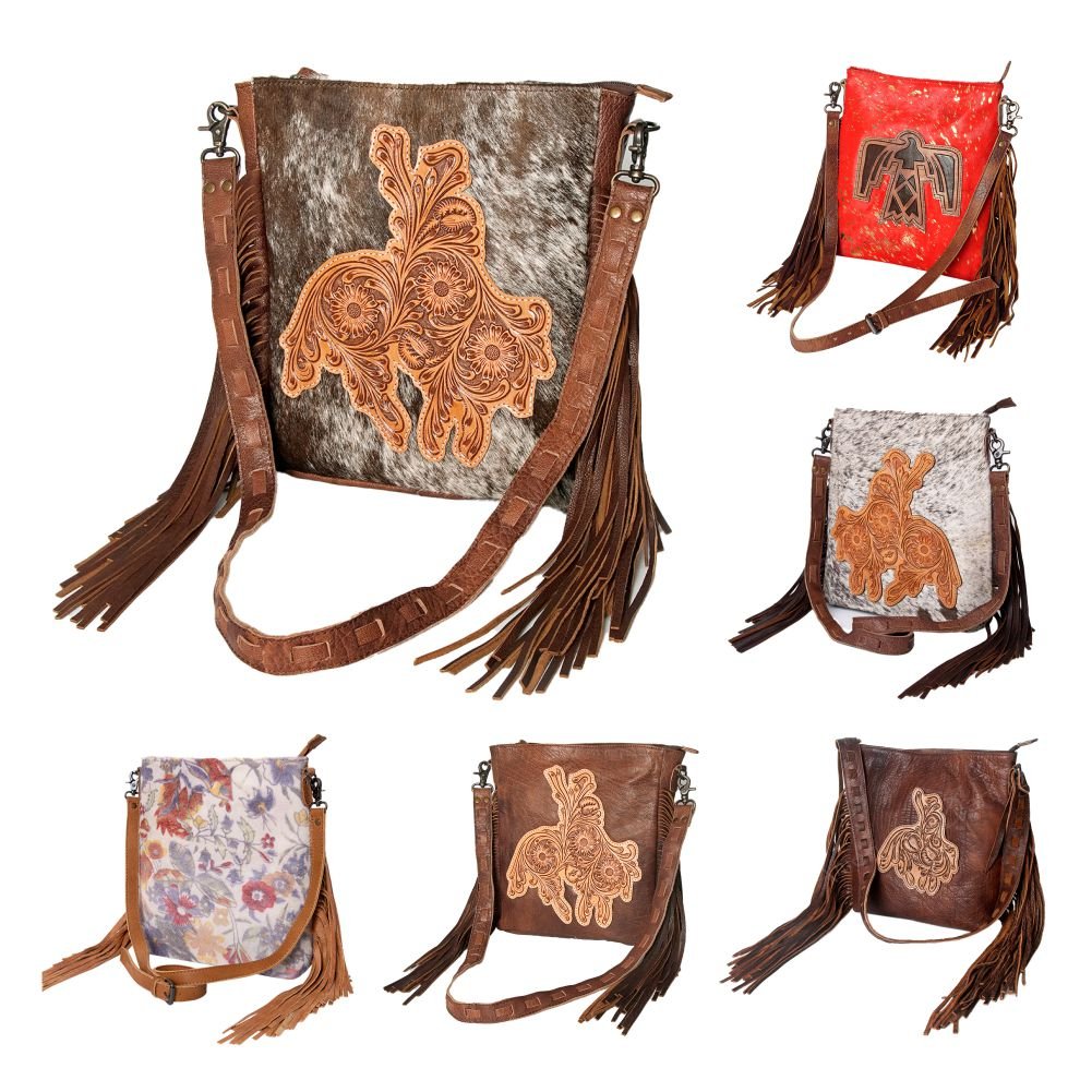 American Darling Hand Tooled Genuine Leather