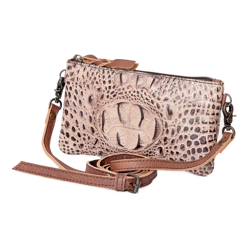 American Darling Coin Purse Hand Tooled Genuine Leather