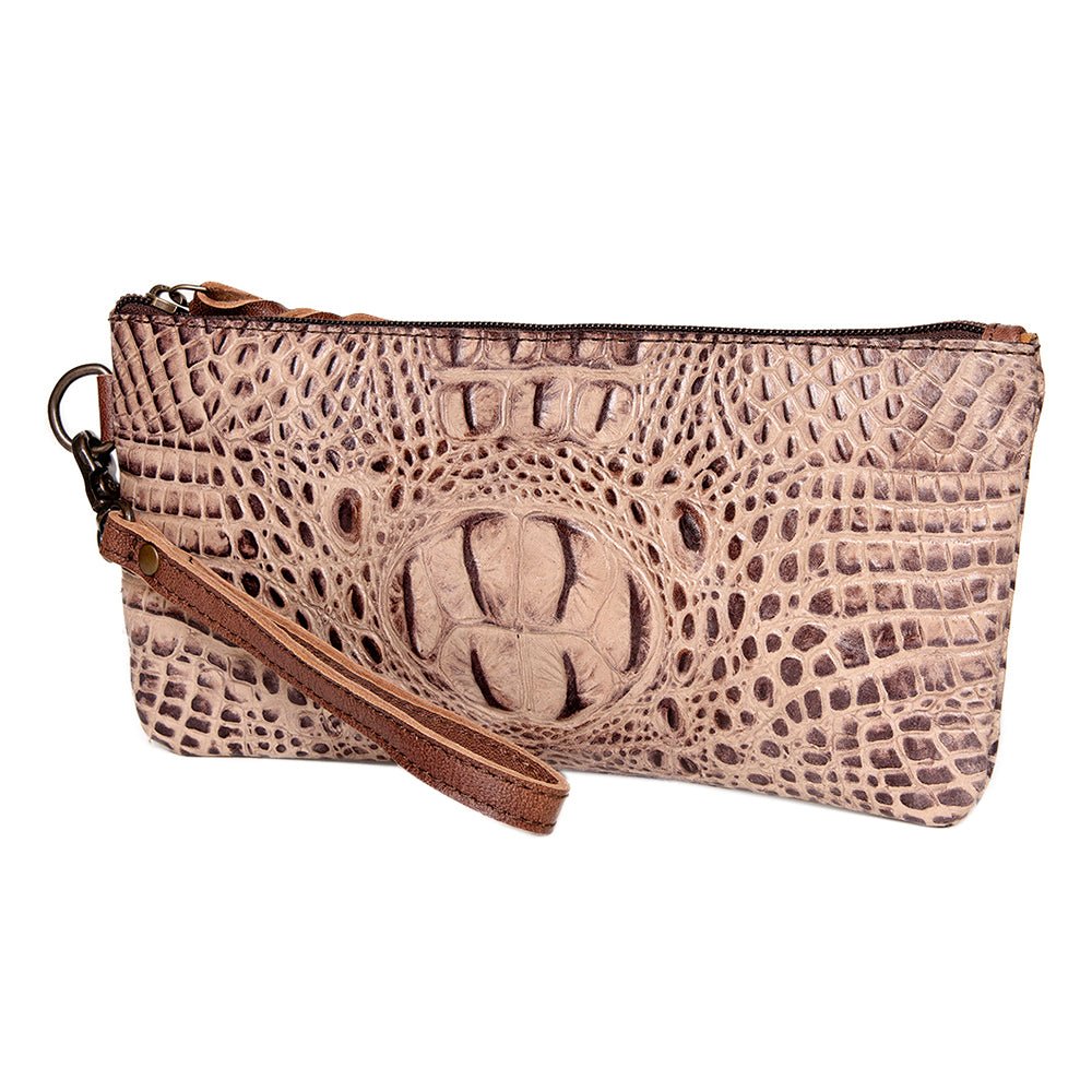 American Darling Crocodile Embossed Genuine Leather