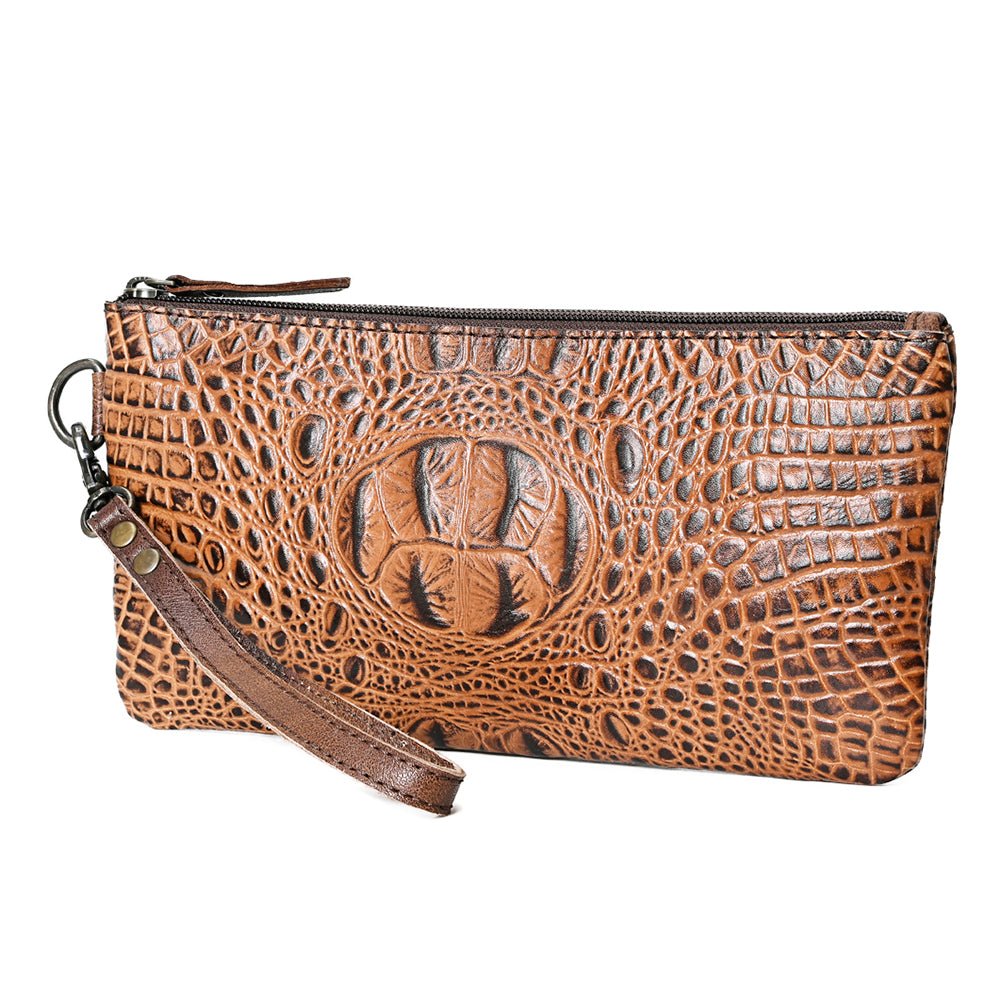 American Darling Crocodile Embossed Genuine Leather
