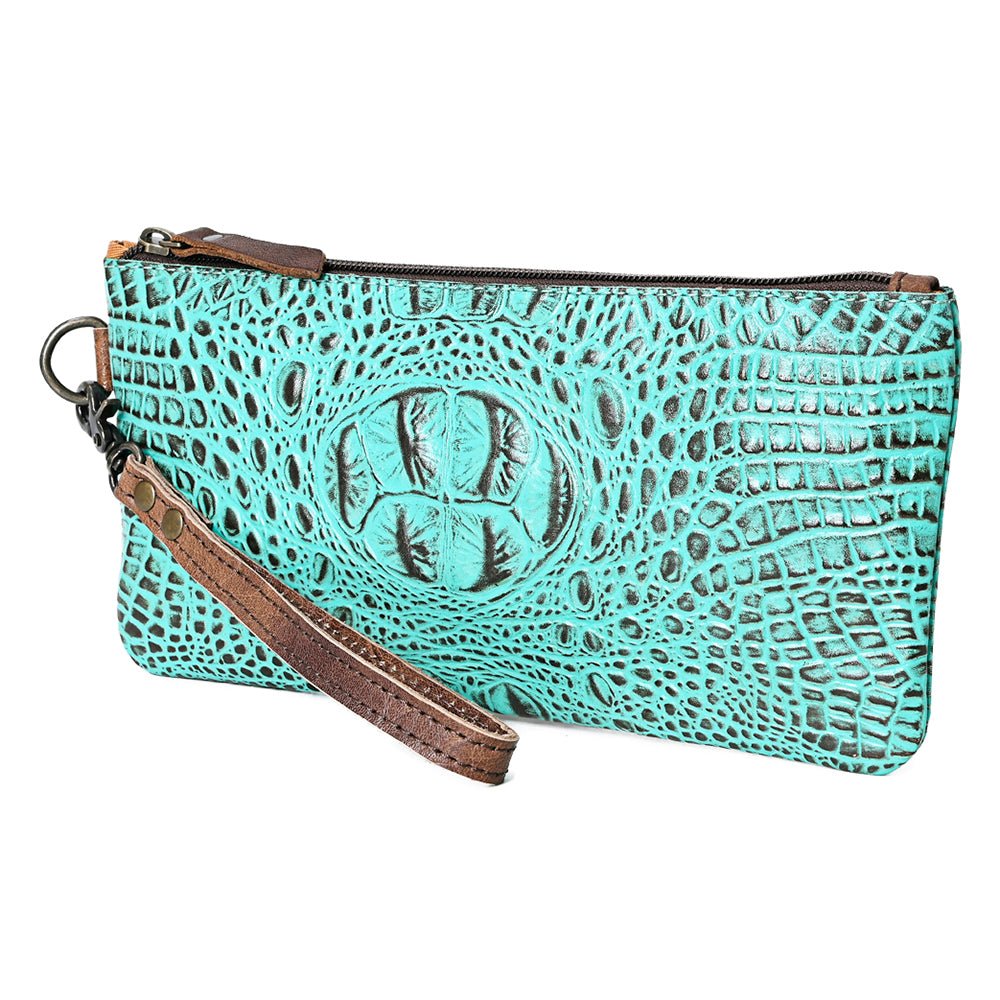 American Darling Crocodile Embossed Genuine Leather