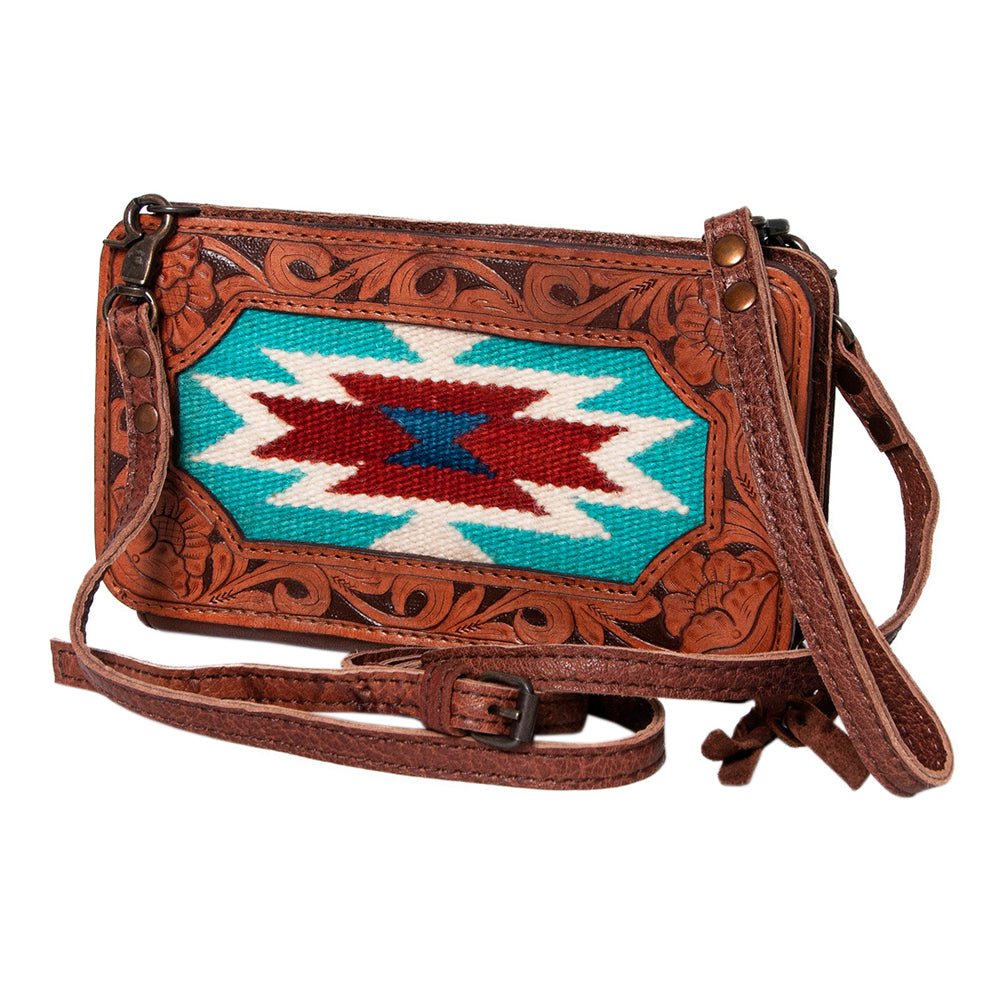 American Darling Hand Tooled Hair-On Genuine Leather