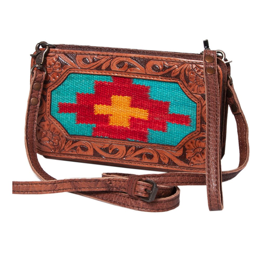 American Darling Hand Tooled Hair-On Genuine Leather