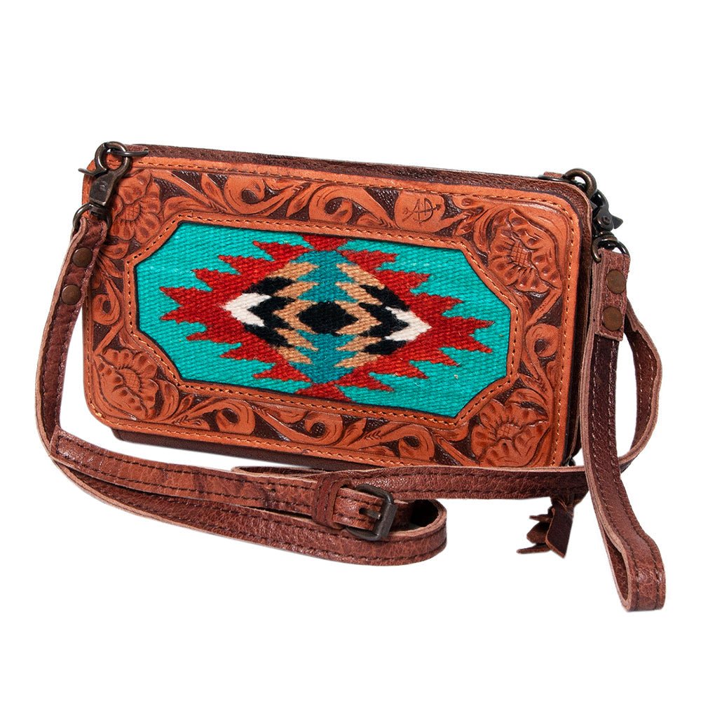 American Darling Hand Tooled Hair-On Genuine Leather