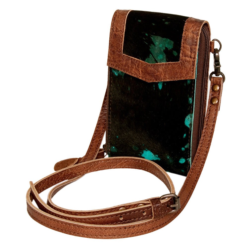 American Darling Cell Phone Holder Hair-On Genuine Leather
