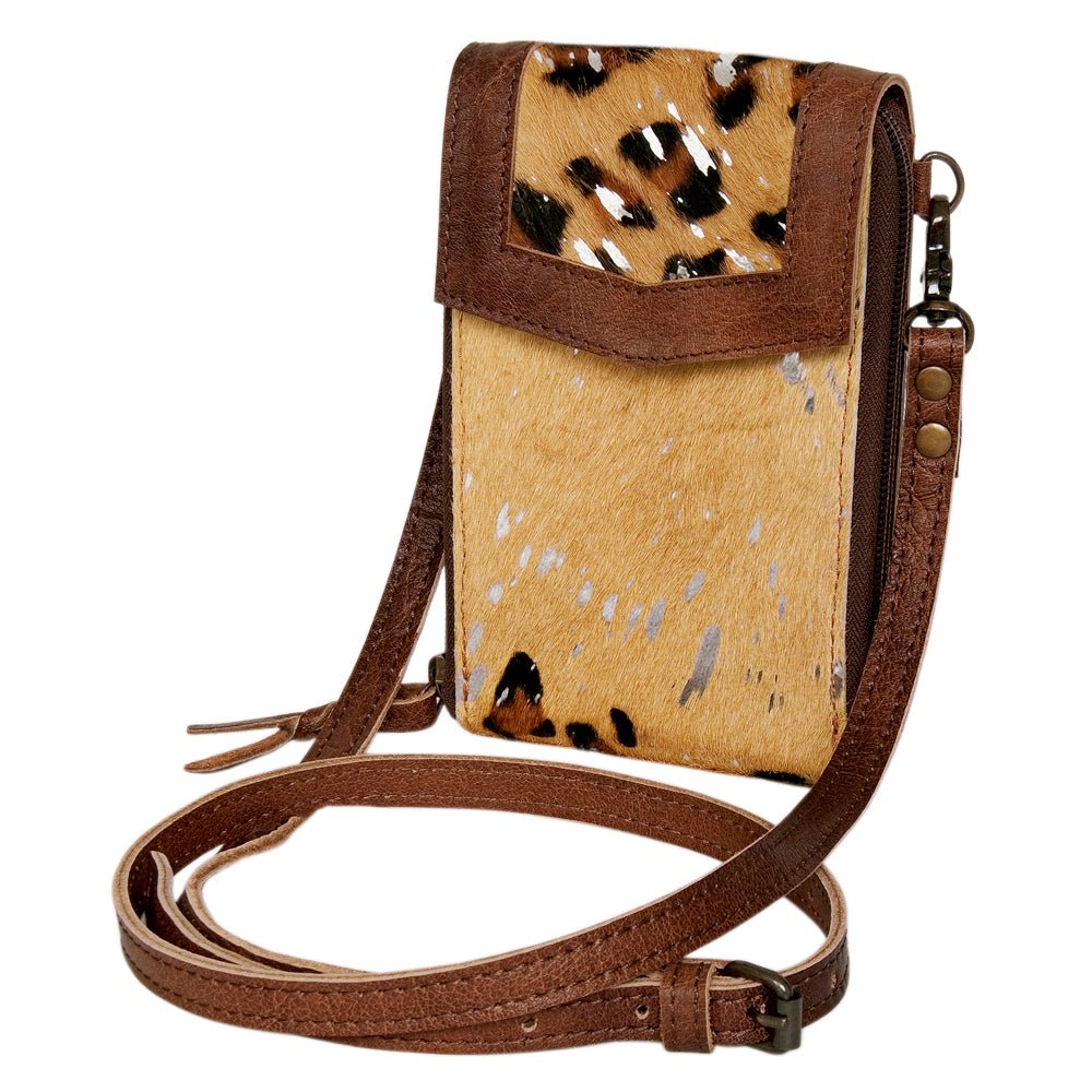 American Darling Cell Phone Holder Hair-On Genuine Leather