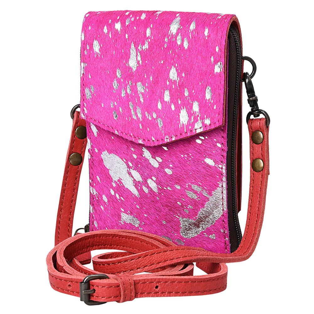 American Darling Cell Phone Holder Hair-On Genuine Leather