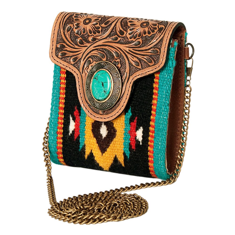 American Darling Hand Tooled Hair-On Genuine Leather