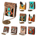 American Darling Hand Tooled Hair-On Genuine Leather