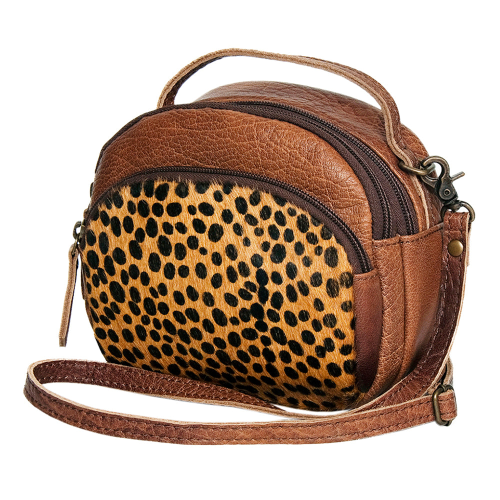 American Darling Cross body Bag, Handcrafted Woven Genuine Leather, Vegetable Tanned Western Purse with YKK Zipper