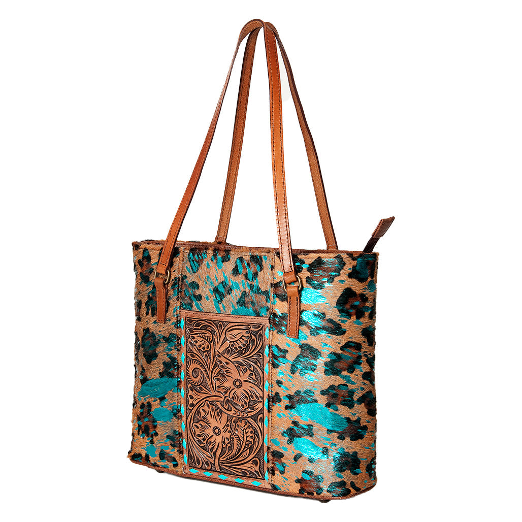 American Darling Tote Bag, High-Quality Full Grain Vegetable-Tanned Genuine Leather, Handcrafted Western Tote for Women