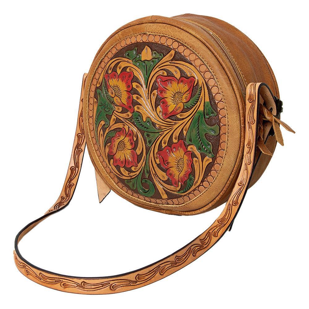 American Darling Hand Tooled Genuine Leather