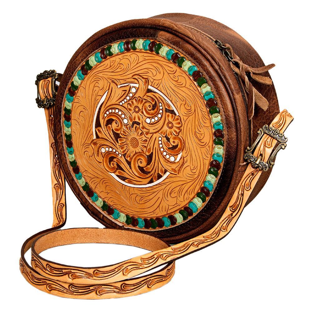 American Darling Hand Tooled Genuine Leather