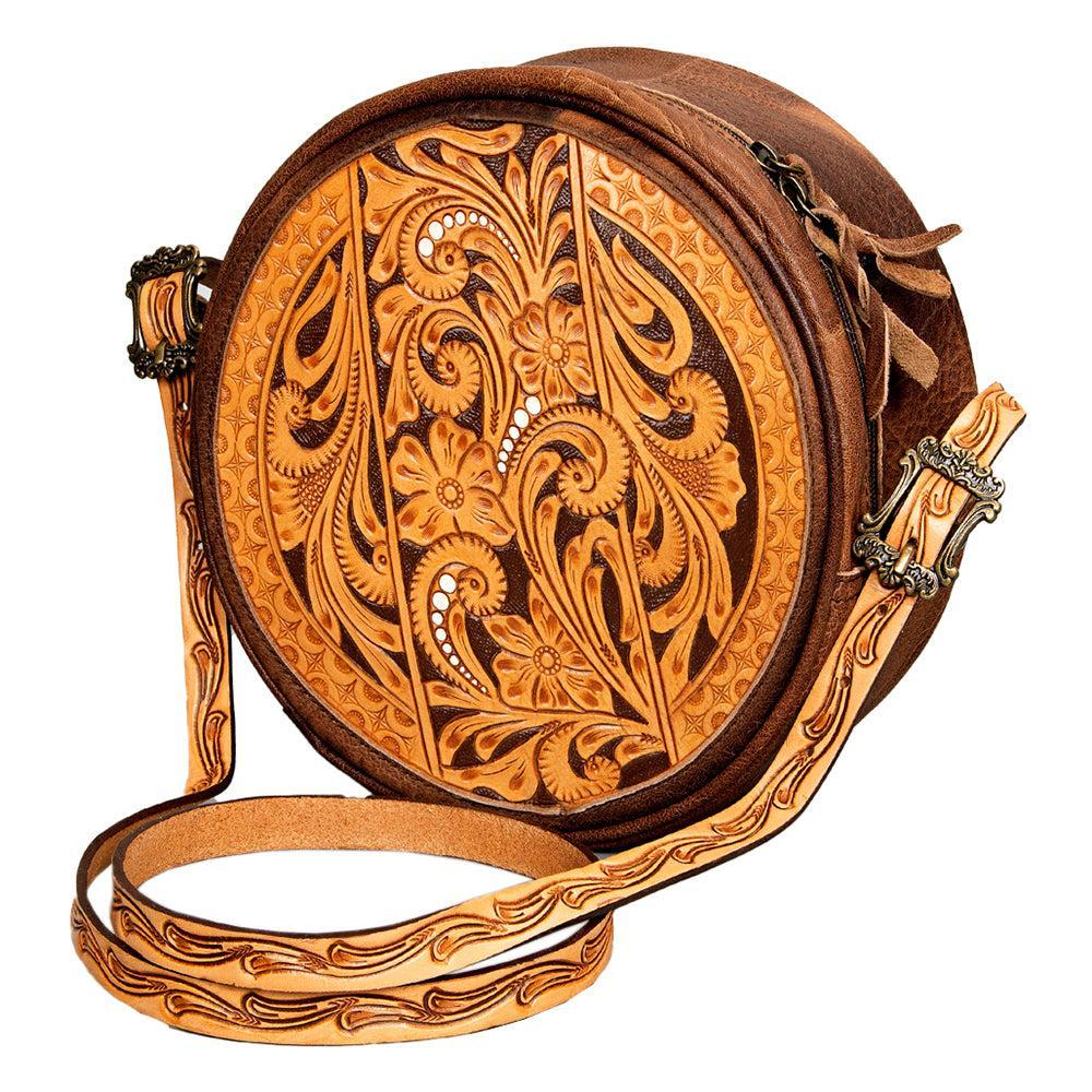 American Darling Hand Tooled Genuine Leather
