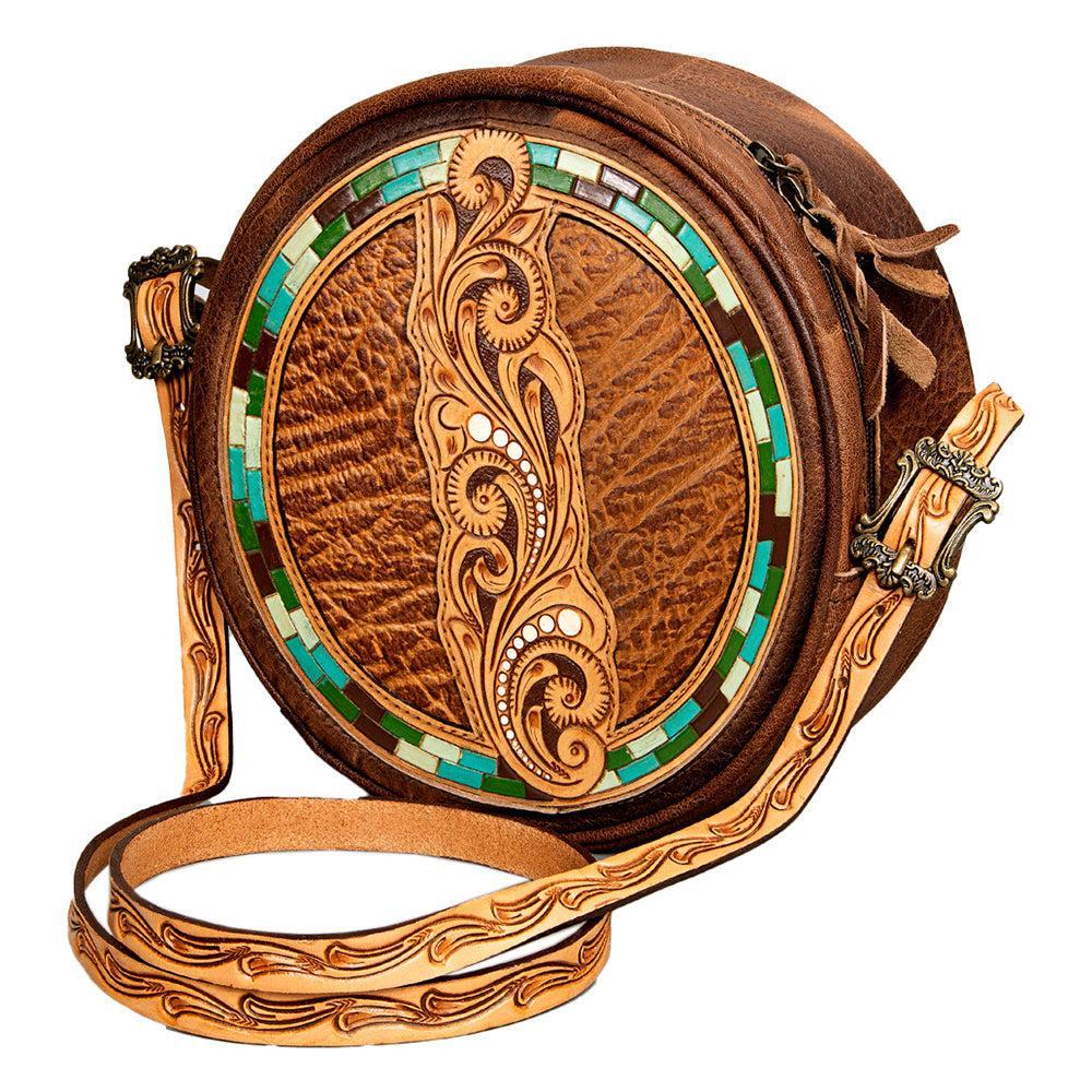 American Darling Hand Tooled Genuine Leather