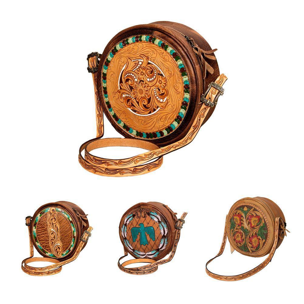 American Darling Hand Tooled Genuine Leather
