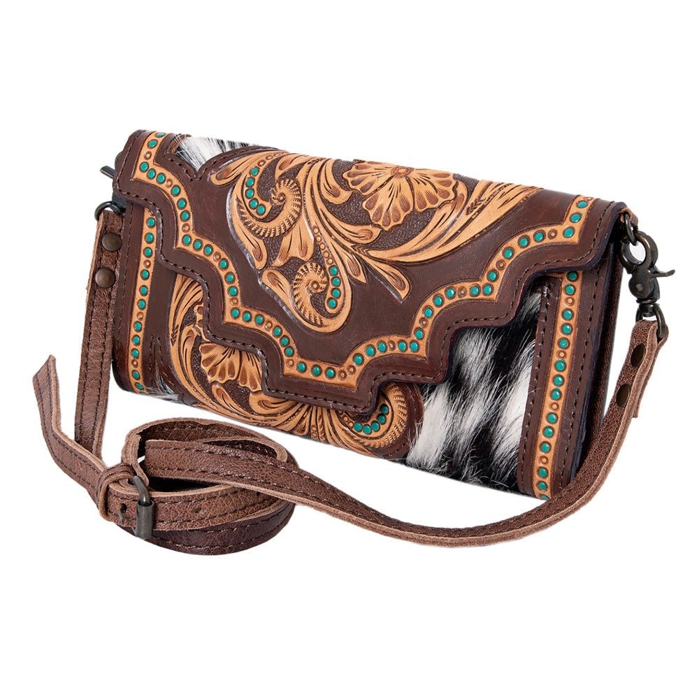 American Darling Hand Tooled Genuine Leather