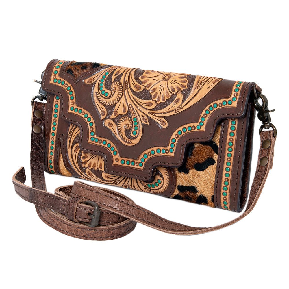 American Darling Hand Tooled Genuine Leather