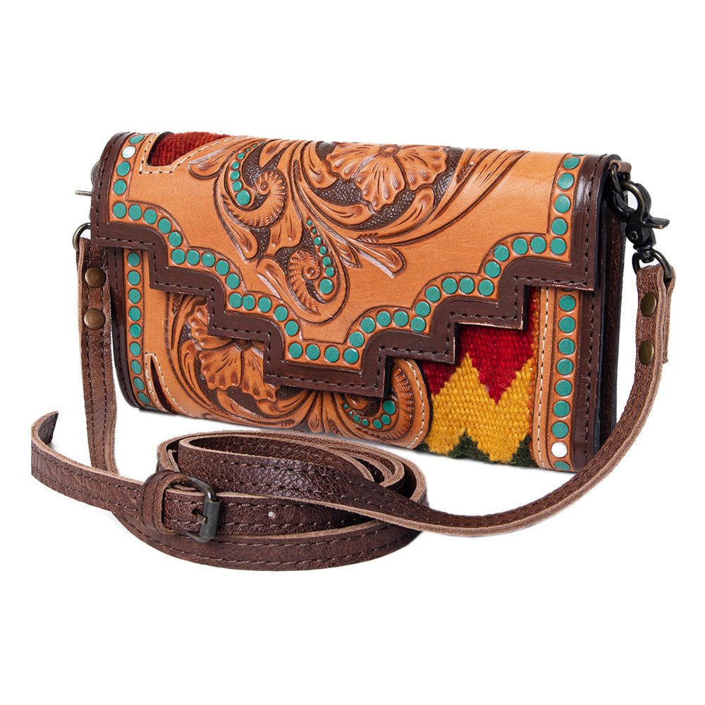 American Darling Hand Tooled Genuine Leather