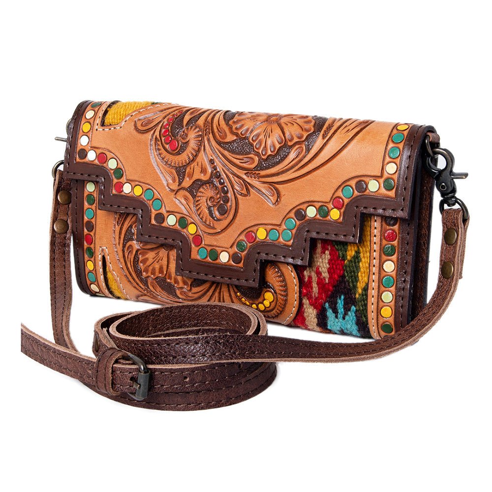 American Darling Hand Tooled Genuine Leather