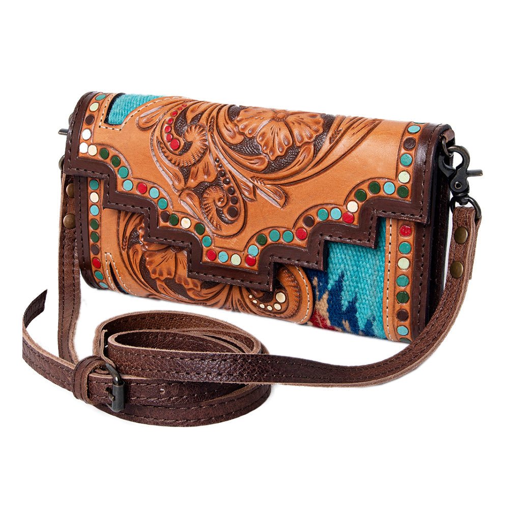 American Darling Hand Tooled Genuine Leather