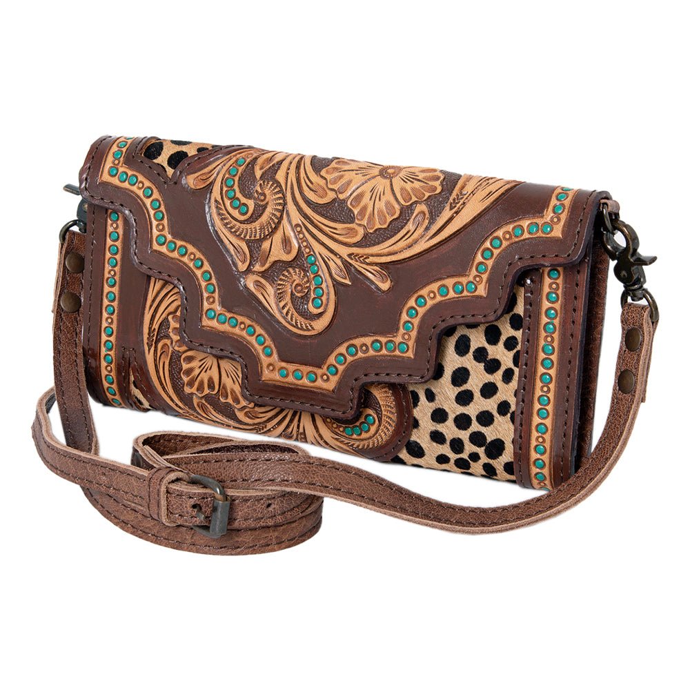 American Darling Hand Tooled Genuine Leather