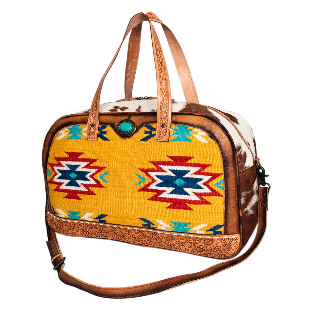 American Darling Saddle Blanket Hair-On Genuine Leather