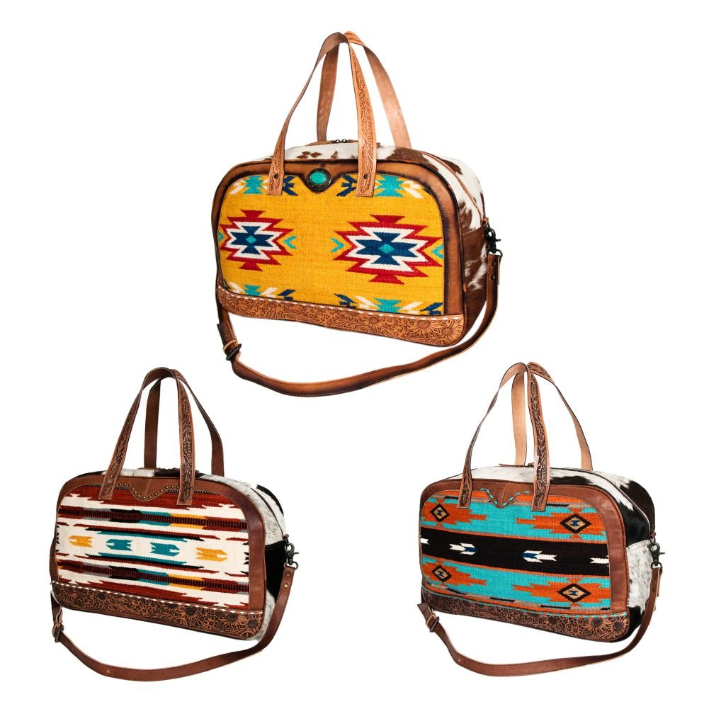 American Darling Saddle Blanket Hair-On Genuine Leather