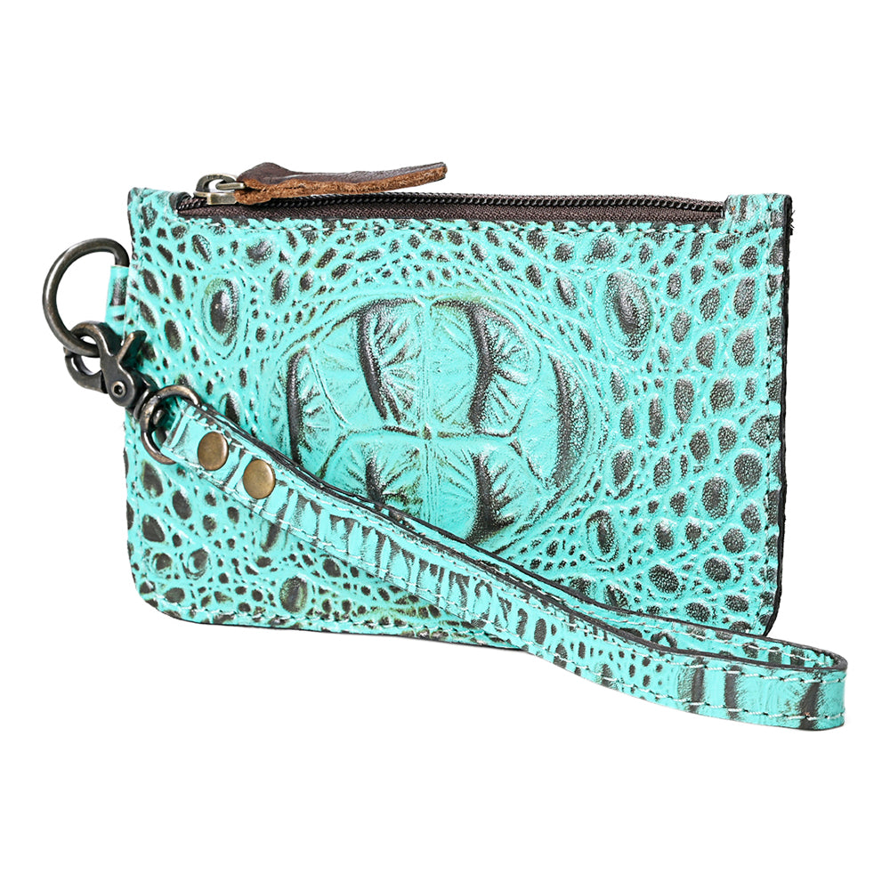 American Darling Crocodile Embossed Genuine Leather