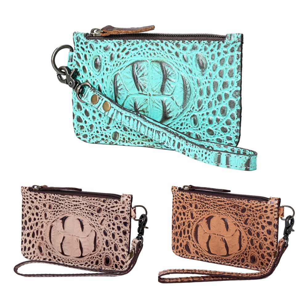 American Darling Crocodile Embossed Genuine Leather