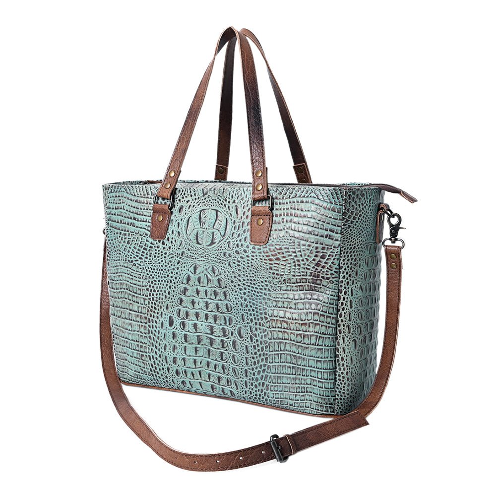 American Darling Crocodile Embossed Genuine Leather