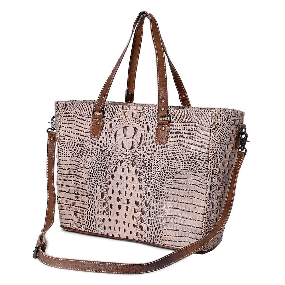 American Darling Crocodile Embossed Genuine Leather