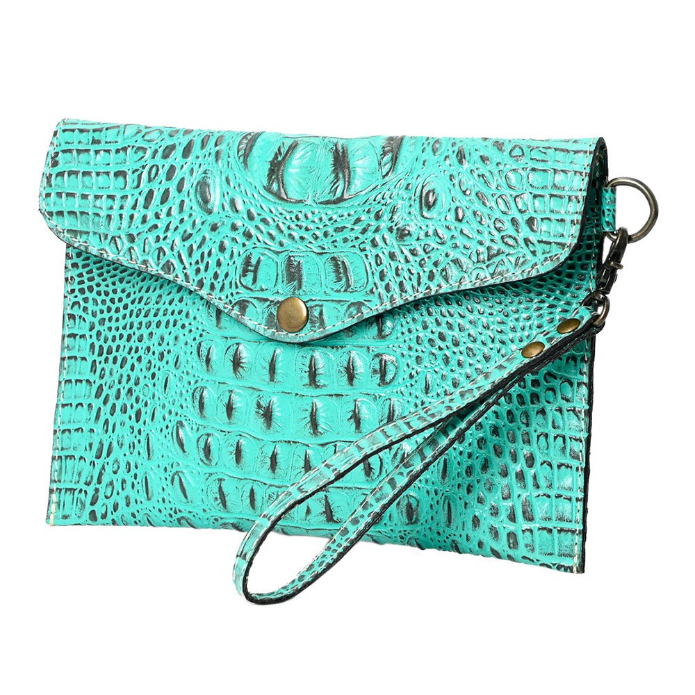 American Darling Crocodile Embossed Genuine Leather