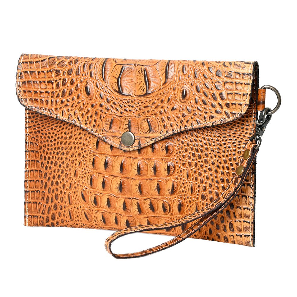 American Darling Crocodile Embossed Genuine Leather