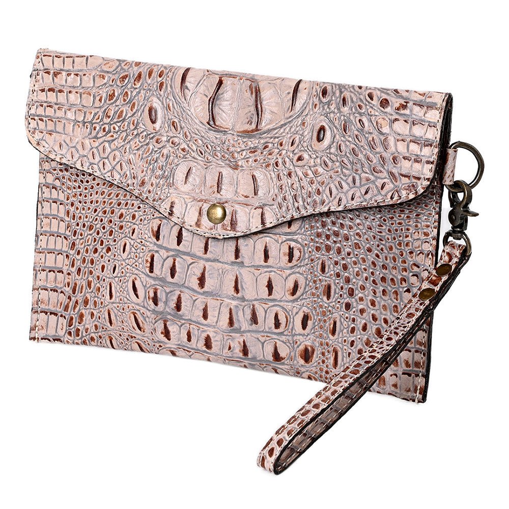 American Darling Crocodile Embossed Genuine Leather