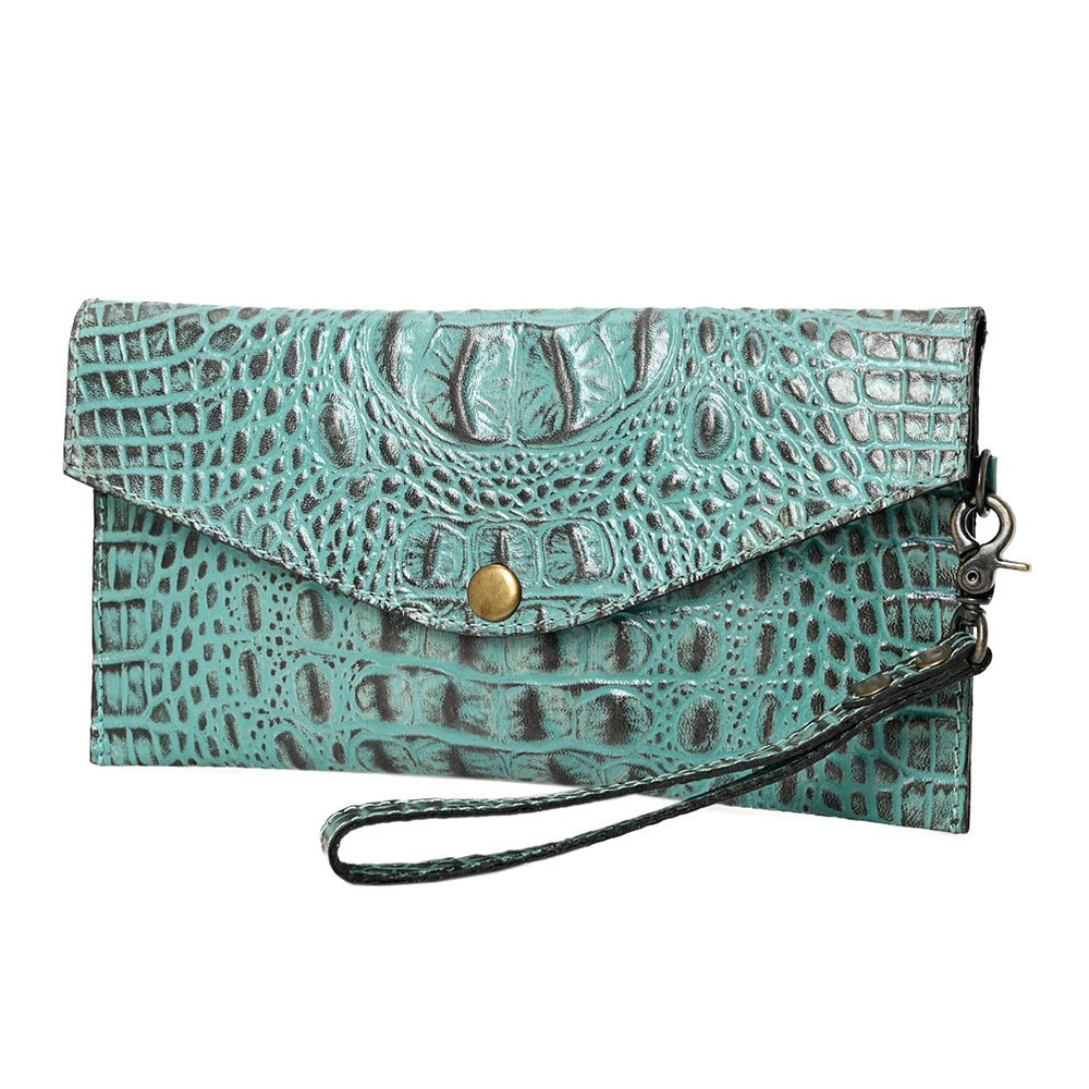 American Darling Crocodile Embossed Genuine Leather