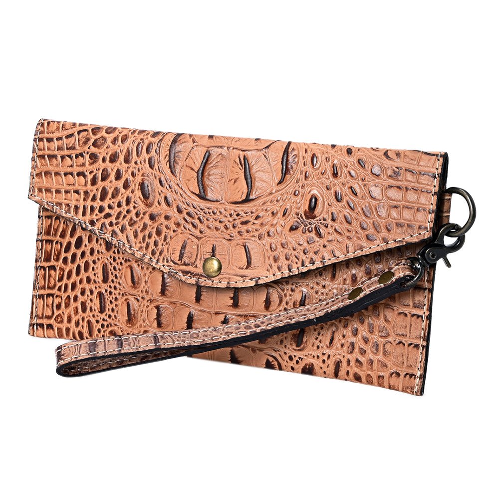 American Darling Crocodile Embossed Genuine Leather